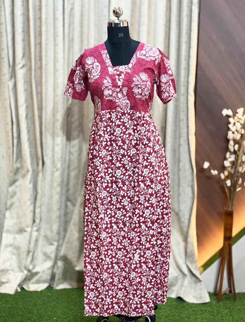 7527 7527 - Frock Style Nighty - Image 1